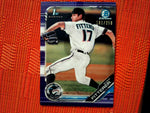 2019 Bowman Draft Evan Fitterer Purple Chrome #d /250 Miami Marlins1st BDC-68