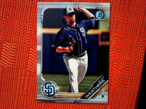 2019 Bowman Draft BD-107 Ryan Weathers - San Diego Padres (Refractor)