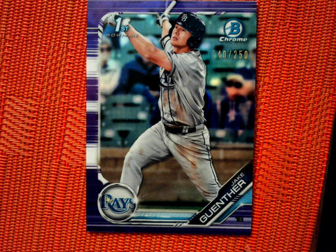 2019 Bowman Draft Chrome Purple Refractor /250 Jake Guenther #BDC-96