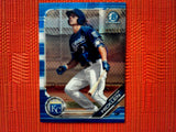 2019 Bowman Chrome Draft Blue/150 Brewer Hicklen Kansas City Royals