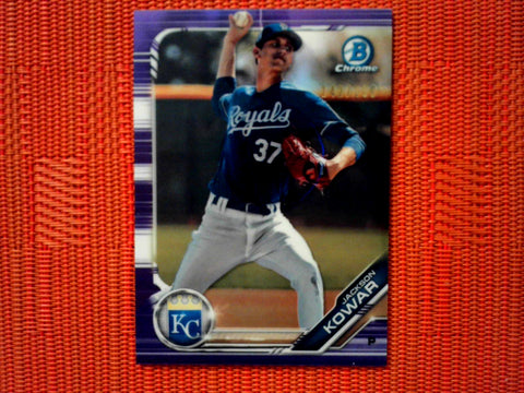 2019 Bowman Chrome Draft Jackson Kowar /250 Purple Refractor BDC-9