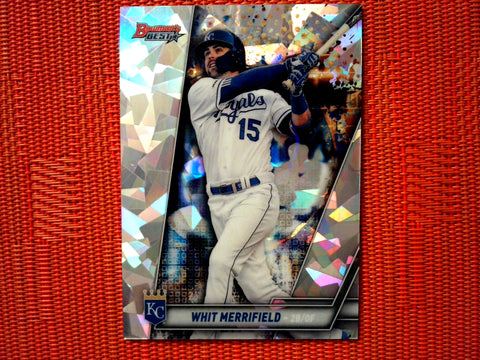 2019 Bowman's Best Atomic Refractors #49 Whit Merrifield