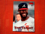 2019 Topps Stadium Club #3 Touki Toussaint - Atlanta Braves RC (Red Foil)