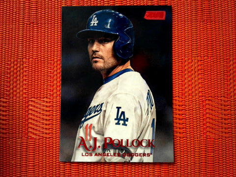 2019 Topps Stadium Club #41 A.J. Pollock - Los Angeles Dodgers (Red Foil)