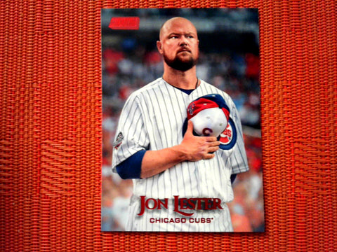 2019 Topps Stadium Club #64 Jon Lester - Chicago Cubs (Red Foil)