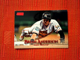 2019 Topps Stadium Club #117 Brian Anderson - Miami Marlins (Red Foil)