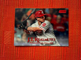 2019 Topps Stadium Club #166 J.T. Realmuto - Philadelphia Phillies (Red Foil)