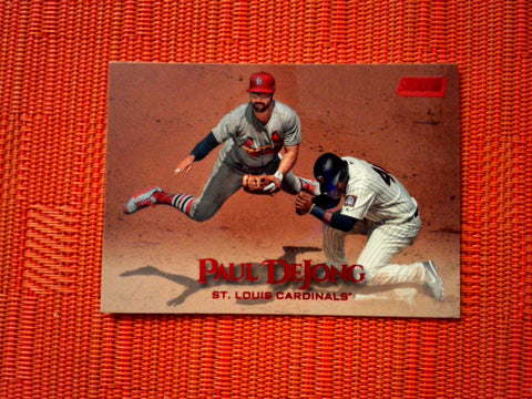 2019 Topps Stadium Club #255 Paul DeJong - St. Louis Cardinals (Red Foil)