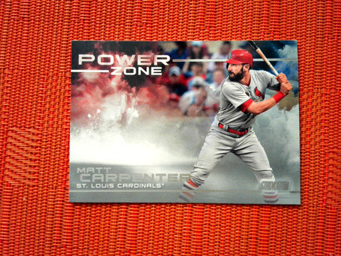 2019 Stadium Club PZ-23 Matt Carpenter - St. Louis Cardinals (Power Zone)