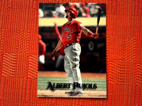 2019 Topps Stadium Club #45 Albert Pujols - Los Angeles Angels (Black Foil)