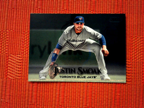 2019 Topps Stadium Club #237 Justin Smoak - Toronto Blue Jays (Black Foil)