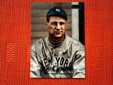 2019 Topps Stadium Club #245 Lou Gehrig - New York Yankees (Black Foil)