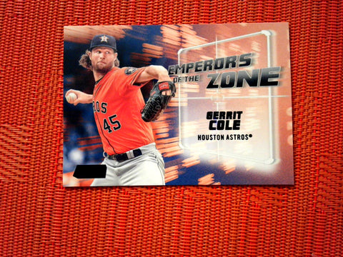 2019 Stadium Club EZ-14 Gerrit Cole Black Foil - Houston Astros (Emperors of the Zone)