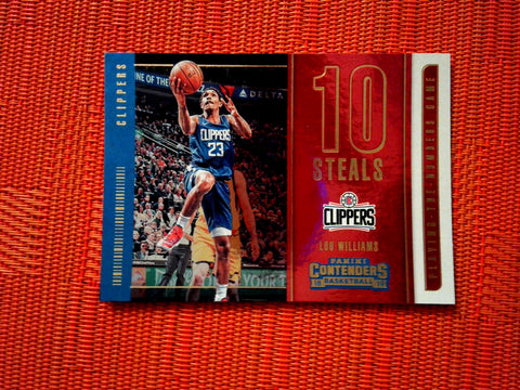 2018-19 Panini Contenders Basketball 7 Lou Williams - Los Angeles Clippers (Playing the Numbers Game Set)