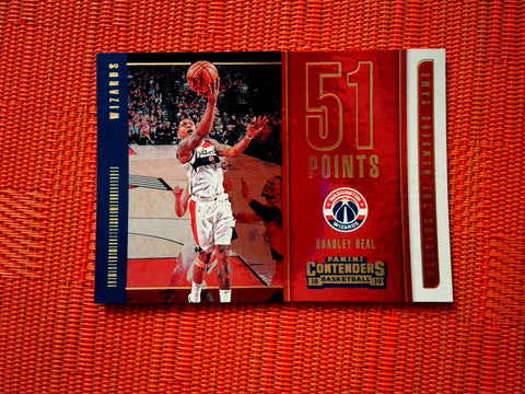 2018-19 Panini Contenders Basketball 14 Bradley Beal - Washington Wizards (Playing the Numbers Game Set)