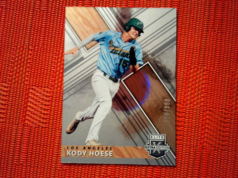 2019 Elite Extra Edition KODY HOESE #25 Dodgers #/999