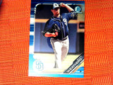 2019 Bowman Chrome Draft Ryan Weathers  /150 Blue Refractor #BDC-107 Padres