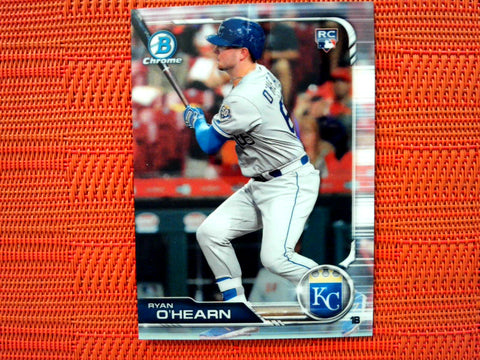 2019 Bowman Chrome #92 Ryan O'Hearn - Kansas City Royals RC (Chrome)