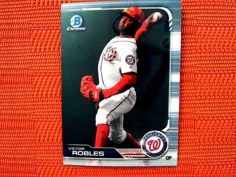 2019 Bowman Chrome #97 Victor Robles - Washington Nationals (Chrome)