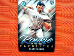 2019 Bowman #ROYF-5 Chance Adams - New York Yankees (Chrome Rookie of the Year Favorites Set)