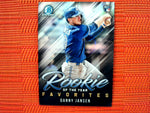 2019 Bowman #ROYF-6 Danny Jansen - Toronto Blue Jays (Chrome Rookie of the Year Favorites Set)