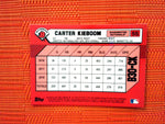 2019 Bowman #B30-CK Carter Kieboom - Washington Nationals (Chrome 30th Anniversary Bowman)