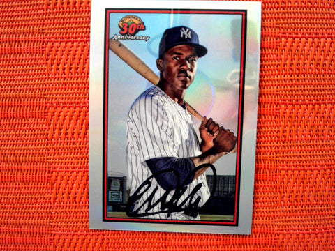 2019 Bowman #B30-EF Estevan Florial - New York Yankees (Chrome 30th Anniversary Bowman)