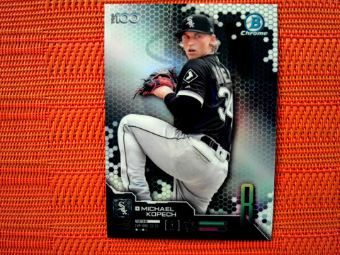 2019 Bowman #BTP-8 Michael Kopech - Chicago White Sox (Chrome Bowman Scouts' Top 100 Set)