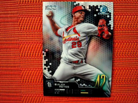 2019 Bowman #BTP-42 Alex Reyes - St. Louis Cardinals (Chrome Bowman Scouts' Top 100 Set)