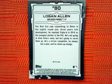 2019 Bowman #BTP-90 Logan Allen - San Diego Padres (Chrome Bowman Scouts' Top 100 Set)