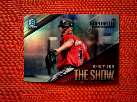 2019 Bowman #RFTS-6 Jon Duplantier - Arizona Diamondbacks (Chrome Ready for the Show Set)