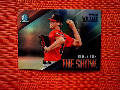 2019 Bowman #RFTS-12 Forrest Whitley - Houston Astros (Chrome Ready for the Show Set)