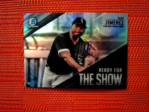 2019 Bowman #RFTS-20 Eloy Jimenez - Chicago White Sox (Chrome Ready for the Show Set)