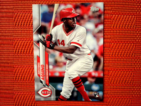 2020 Topps #20 Aristides Aquino - Cincinnati Reds RC