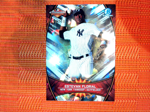 2019 BOWMAN CHROME - ATOMIC REFRACTOR ARIZONA FALL LEAGUE - ESTEVAN FLORIAL /150