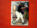 2019 Bowman Chrome #BCP-198 Jameson Hannah - Oakland Athletics (Chrome)