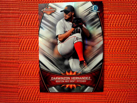 2019 Bowman Chrome #AFL-DH Darwinzon Hernandez - Boston Red Sox (2018 Arizona Fall League AFL Fall Stars)