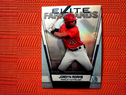 2019 Bowman Chrome  EF-JA Jordyn Adams - Los Angeles Angels (Elite Farmhands)