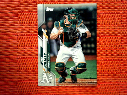 2020 Topps #102 Josh Phegley - Oakland Athletics