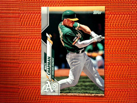 2020 Topps #127 Matt Chapman - Oakland Athletics