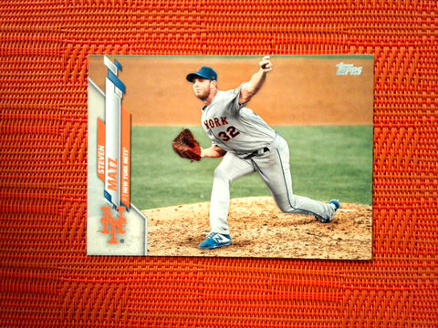 2020 Topps #128 Steven Matz - New York Mets