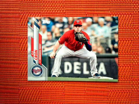 2020 Topps #154 C.J. Cron - Minnesota Twins