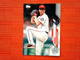 2020 Topps #198 Erick Fedde - Washington Nationals