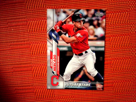 2020 Topps #225 Oscar Mercado - Cleveland Indians FS