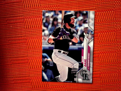 2020 Topps #233 David Dahl - Colorado Rockies