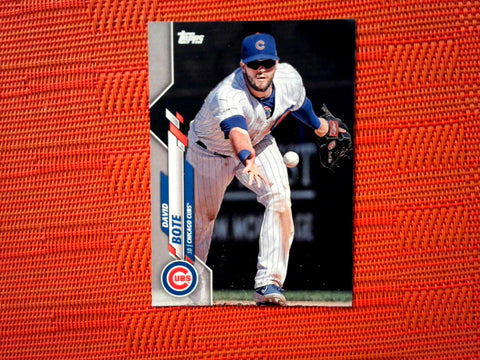 2020 Topps #311 David Bote - Chicago Cubs