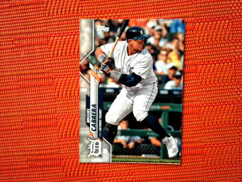 2020 Topps #336 Miguel Cabrera - Detroit Tigers