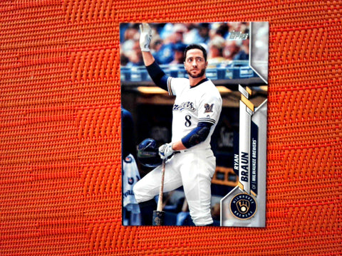 2020 Topps #347 Ryan Braun - Milwaukee Brewers