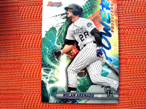 2019 Bowman Best PP-NA Nolan Arenado - Colorado Rockies (Power Producers Set)