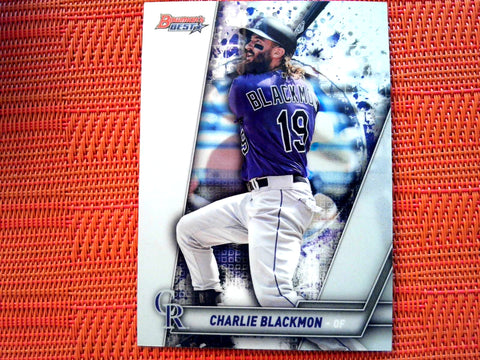 2019 Bowman Best #15 Charlie Blackmon - Colorado Rockies (Base)